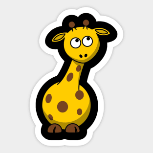 Giraffe Adventure Sticker